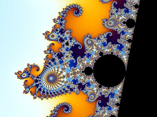 Mandelbrot set, step 3, by Wolfgangbeyer